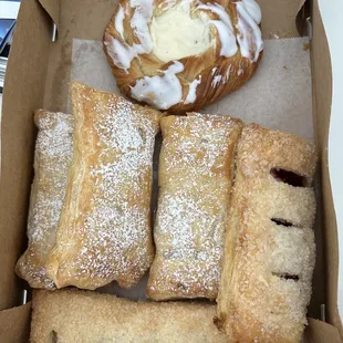 Danish, strudel cream filled pocket