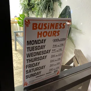 Business hours