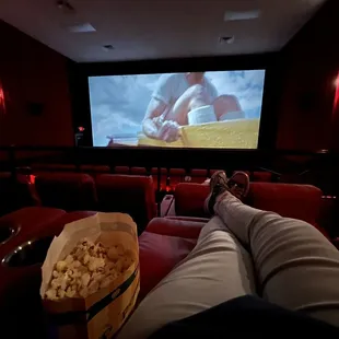 Recliner seating with plenty of room