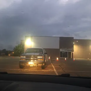 Drive in theater during COVID