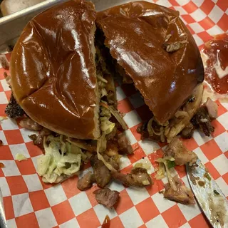 Chopped Rib Meat Sandwich