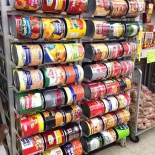 Those are some jumbo can goods!