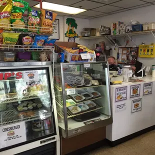 the inside of the store