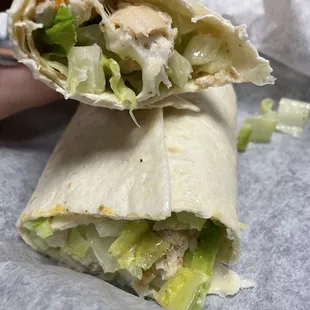 Chicken ceasar wrap