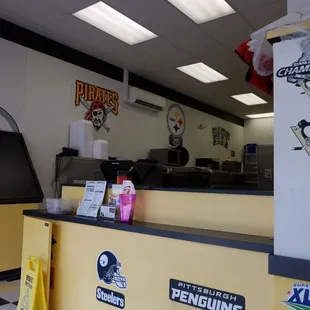 sushi and sashimi, interior