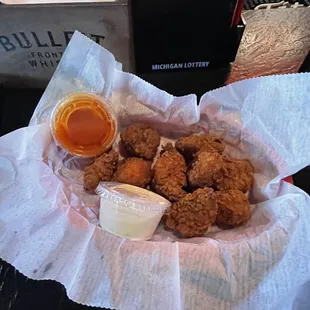 Boneless buffalo wings