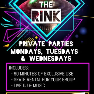 Looking to rent Champ's for your private party?
Contact our office for more information!