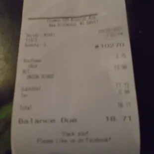 Final tab - lunch #1.