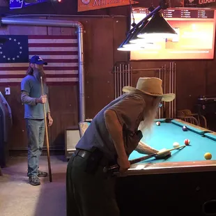 They've got a pool table &amp; live music on weekends