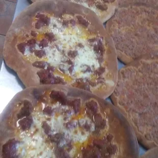 Wheat bread Sujok w cheese &amp;meat bread by chamsine bakery