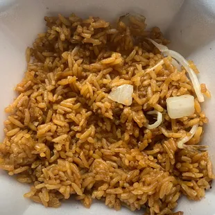 Rice and onion aka Fried rice LOL ‍