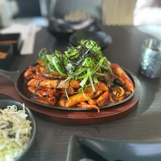 Spicy Soondae Rice Cake