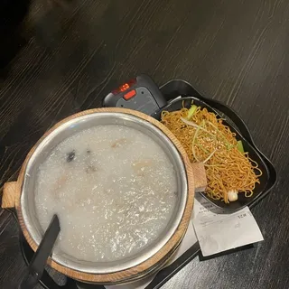 Thousand Year Egg and Pork Porridge