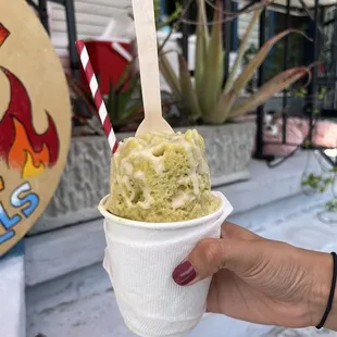 Pistachio Lemon Cream