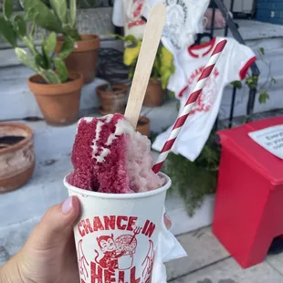 Half Blueberry Half Nectar with Condensed Milk