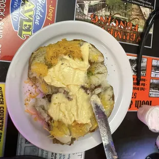 Fully loaded potato