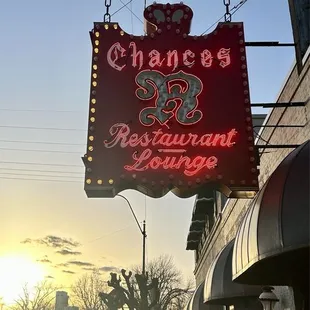 a neon sign