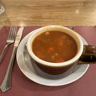Vegetable Beef soup