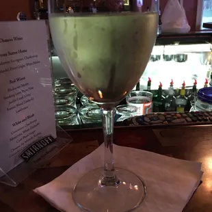 Glass of wine and dinner with the BEST man ever!!!