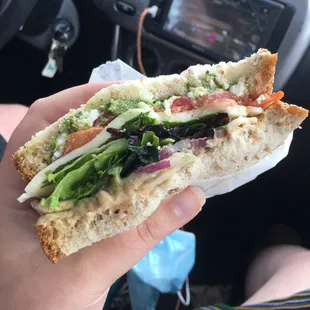 Heritage garden sandwich. This was delicious.