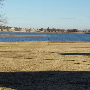 View of the lake from RV spot.