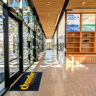 Lobby and Gallery in the Chandler Museum