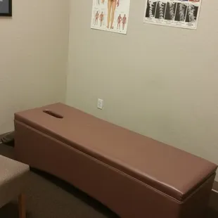 Private treatment room.