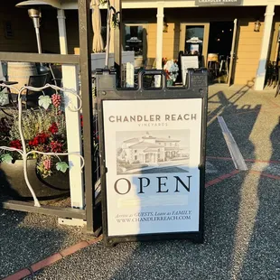 open sign outside