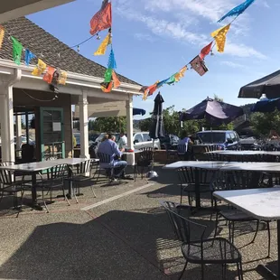 Patio area shared with Goose Ridge