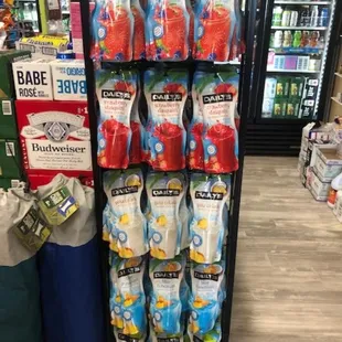 a display of baby products