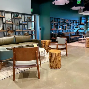 One of the various lounge areas.