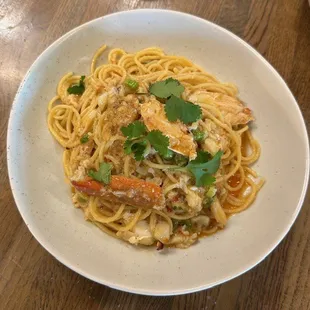 Dungeness Crab Garlic Noodles (Special menu item)
