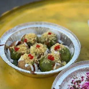 a variety of food items