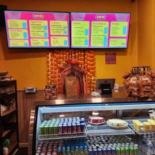 Display  and menu