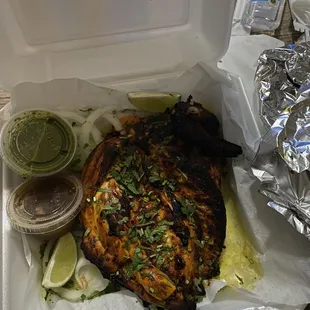 Chicken Tikka Leg, good portion