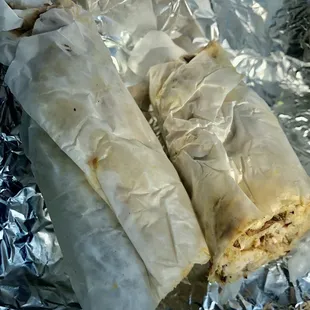 Chicken malai boti roll