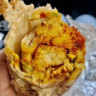 Chicken boti roll