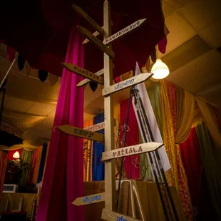 Bay Area Indian Wedding Decorations - Sangeet Decor in Fremont