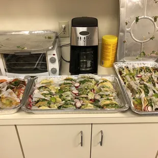 Taco kit (toppings not on the side as we were expecting)