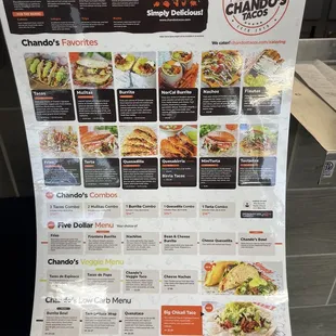 New menu