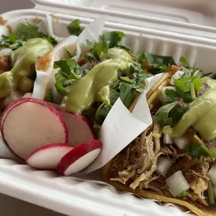 Carnitas tacos.