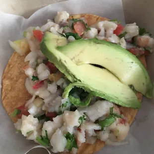 Mango Ceviche Tostado