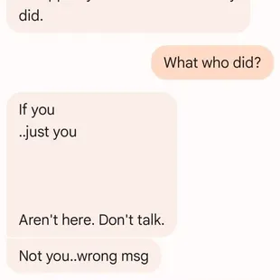 Cryptic/Confusing texts messages from the "delivery driver"