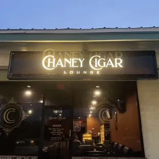 the front of the restaurant