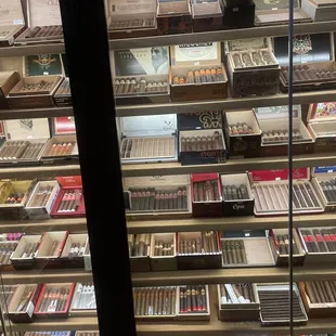 a display of cigars