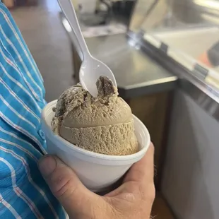 Peanut butter fudge swirl