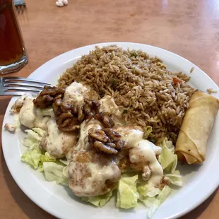 8/31/18 Walnut Shrimp lunch special $8.50. Comes with your choice of soup too. No skimpin on the shrimp either! Very good!