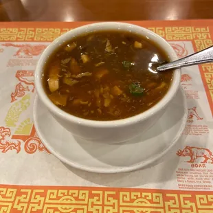 Yummy hot and sour soup!
