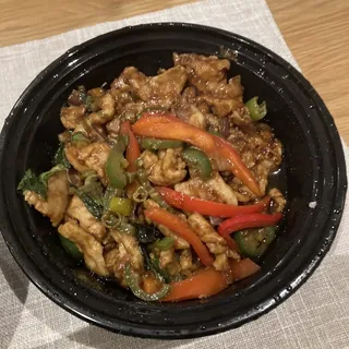 Sizzling Three Pepper Chicken
