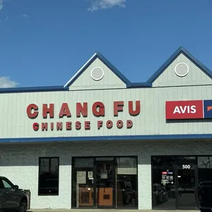 Front of restaurant